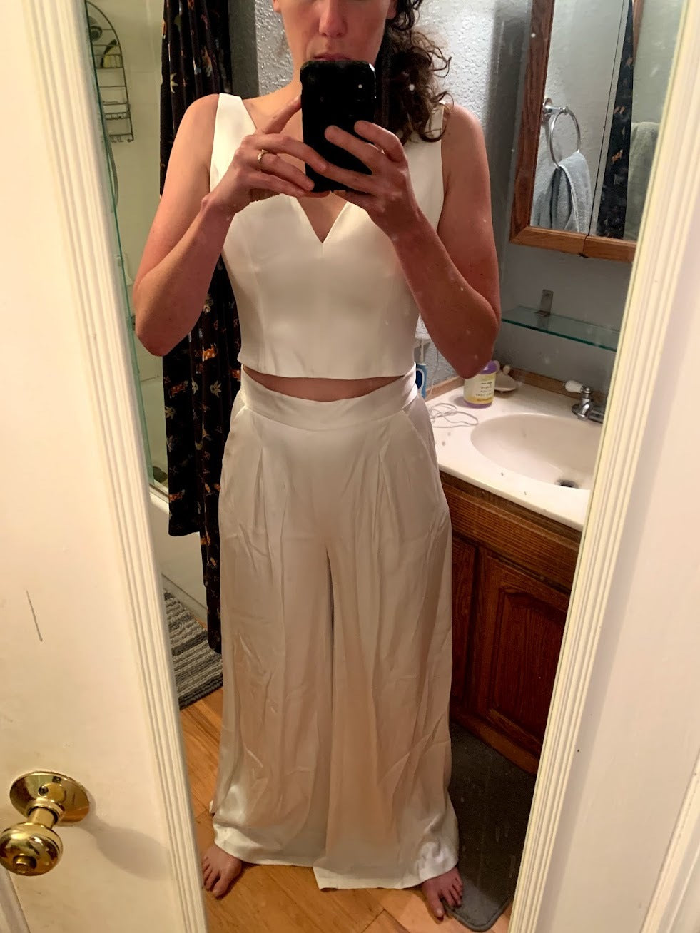 Catherine Deane 'AURELIA TROUSERS' wedding dress size-10 NEW