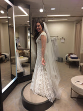 Load image into Gallery viewer, Lela Rose &#39;2015 Spring Collection&#39; size 8 sample wedding dress side view on model
