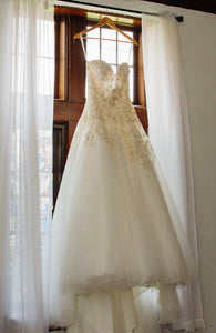 Allure Bridals '9369' wedding dress size-02 PREOWNED