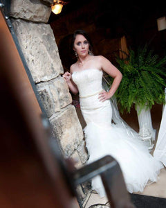Pronovias 'Duende' wedding dress size-02 PREOWNED