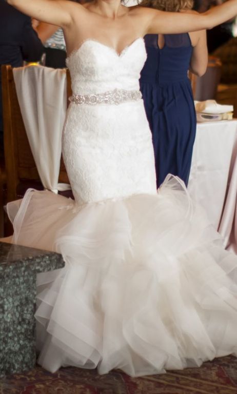 Alvina Valenta 'mermaid' wedding dress size-04 PREOWNED