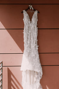 Marchesa 'Daffodil' wedding dress size-06 PREOWNED