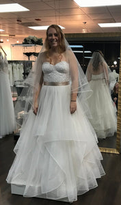 Wtoo 'Rowena' wedding dress size-08 NEW