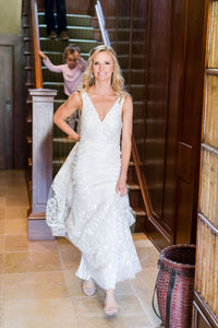 Monique Lhuillier 'Etoile' wedding dress size-06 PREOWNED