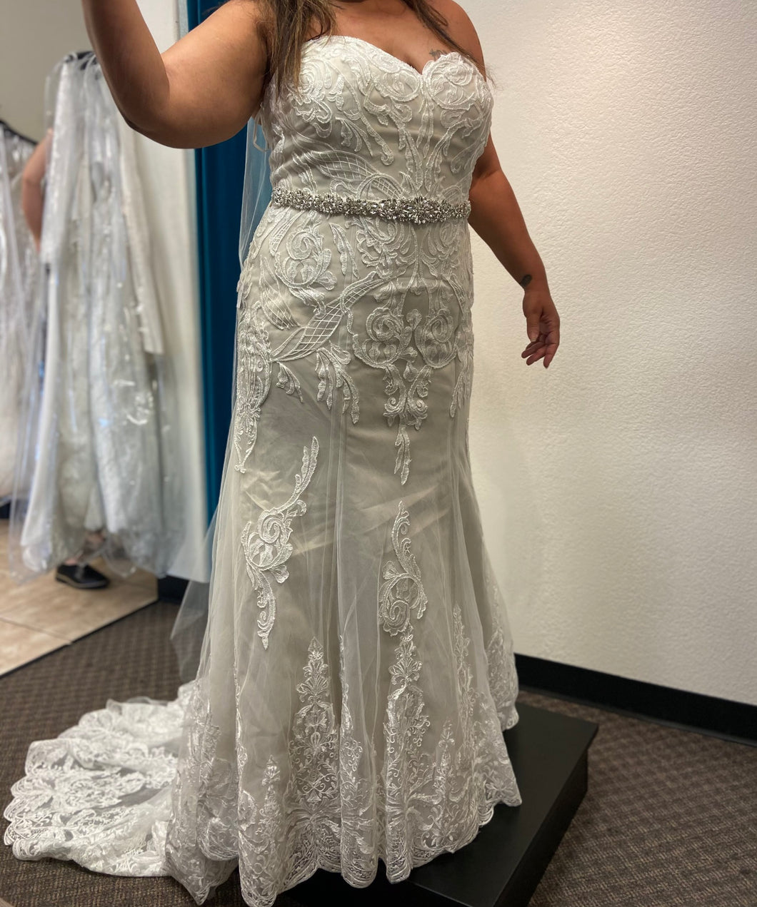 Christina Wu '29328' wedding dress size-16W NEW