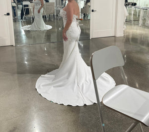Mia Solano 'M2251Z' wedding dress size-12 SAMPLE