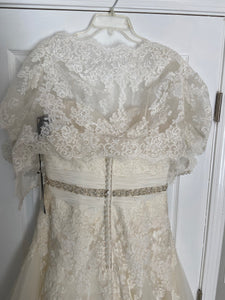 JUSTIN ALEXANDER '4160' wedding dress size-14 NEW