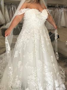 Allure Bridals 'C603' wedding dress size-20 NEW
