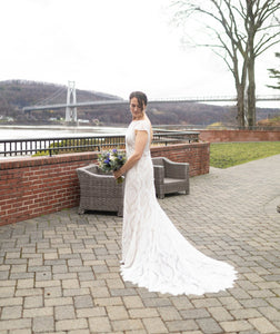BHLDN 'Ludlow' wedding dress size-12 PREOWNED