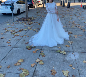 David's Bridal 'Vera Maslyanchuk' wedding dress size-02 PREOWNED
