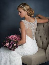 Load image into Gallery viewer, Alfred Angelo &#39;2524&#39; size 6 new wedding dress back view on model
