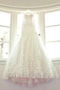 Melissa Sweet 'Uma' Silk Organza Petal Gown - Melissa Sweet - Nearly Newlywed Bridal Boutique - 1