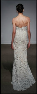 Anna Maier 'Lyon' size 6 new wedding dress back view on model