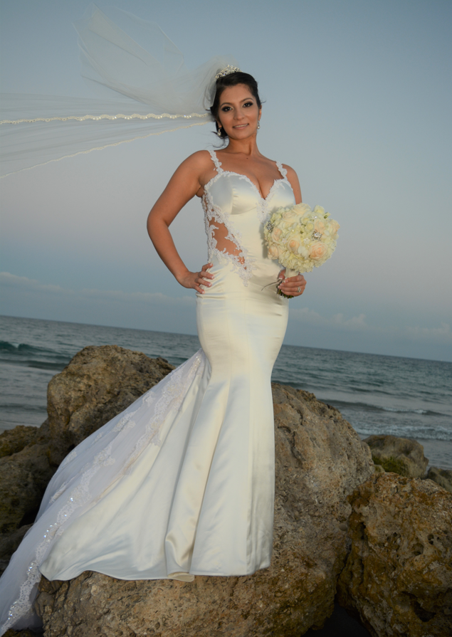 Custom Sweetheart Illusion Low Back Mermaid Wedding Dress