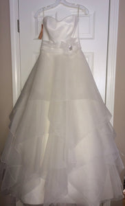 Mikaella Strapless Wedding Dress - Mikaella - Nearly Newlywed Bridal Boutique - 1