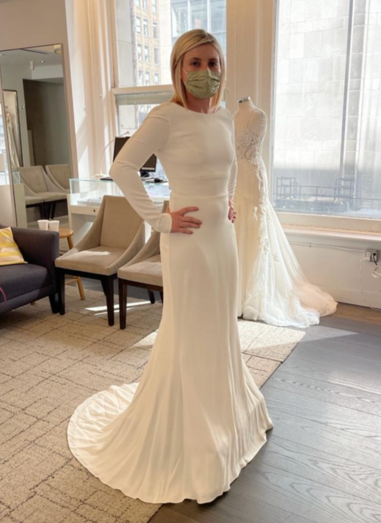 Suzanne Neville 'Adair' wedding dress size-04 NEW
