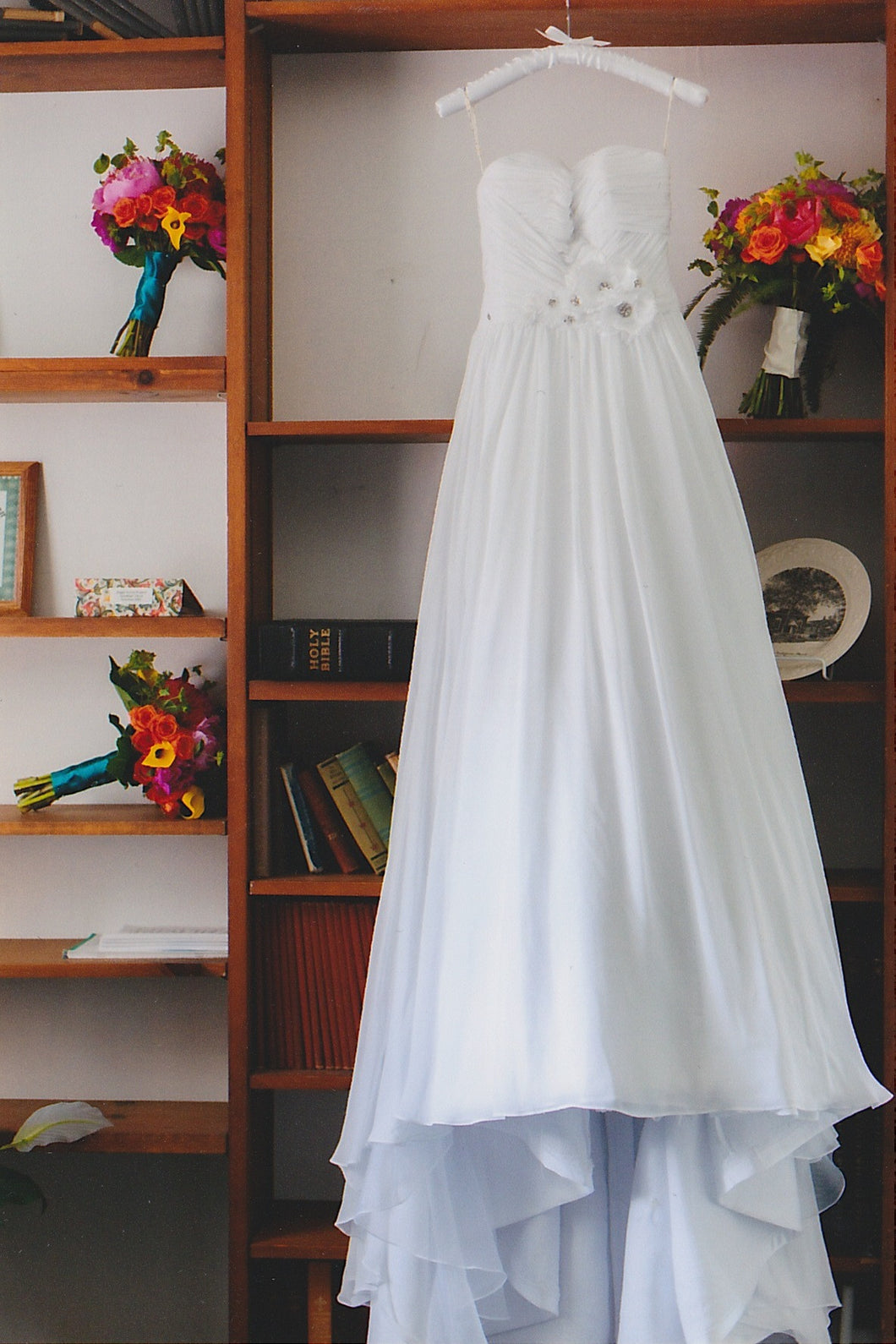 Maggie Sottero Sidney Chiffon Wedding Dress - Maggie Sottero - Nearly Newlywed Bridal Boutique - 1