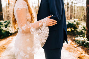 Azazie 'Hearst' wedding dress size-04 PREOWNED