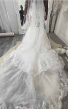 Load image into Gallery viewer, Pantora Bridal &#39;Paula Gown with customizations&#39; wedding dress size-16 NEW
