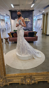 Casablanca 'Zola 2324' wedding dress size-04 PREOWNED