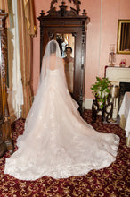 Load image into Gallery viewer, Martina Liana &#39;821&#39; size 8 used wedding dress back view on bride

