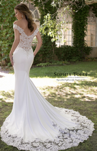 Load image into Gallery viewer, Sophia Tolli &#39;Y21820&#39; size 10 new wedding dress back view on model
