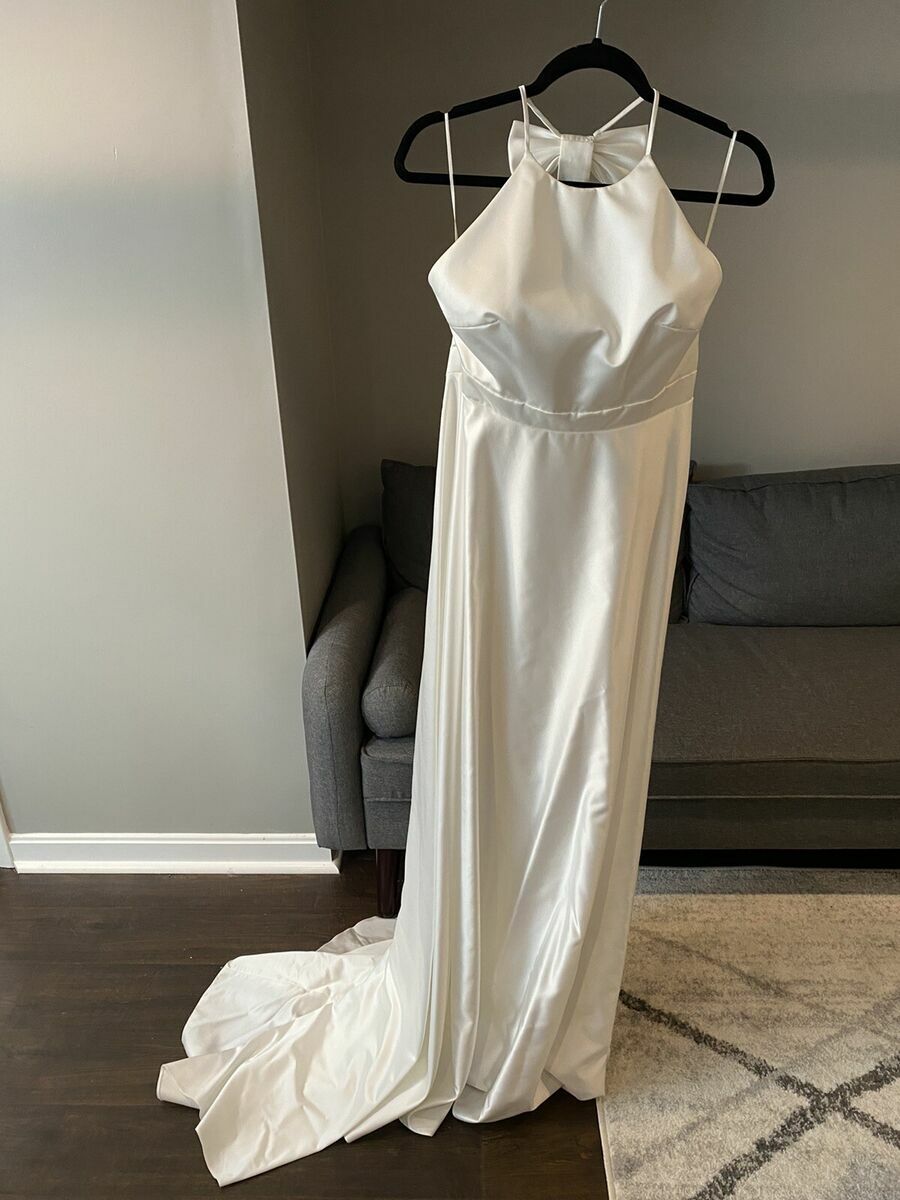 Delphine manivet 'Swan' wedding dress size-08 PREOWNED