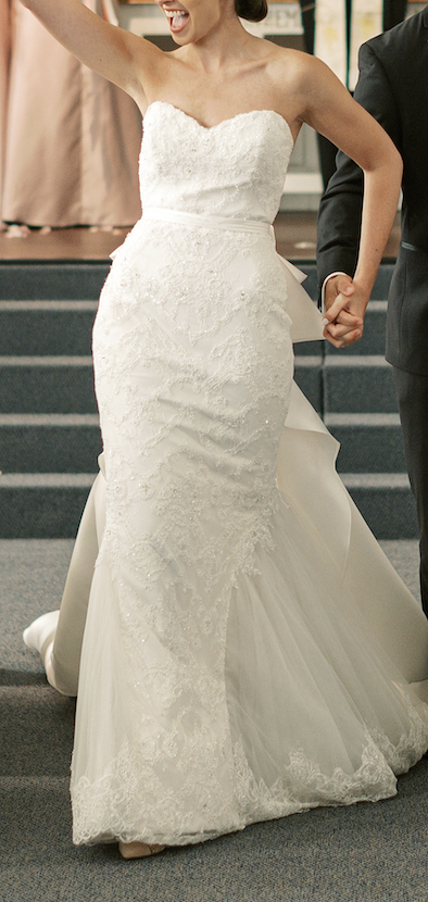 Enzoani 'Kenzington' wedding dress size-02 PREOWNED