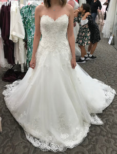 Jewel 'V3836' wedding dress size-04 NEW