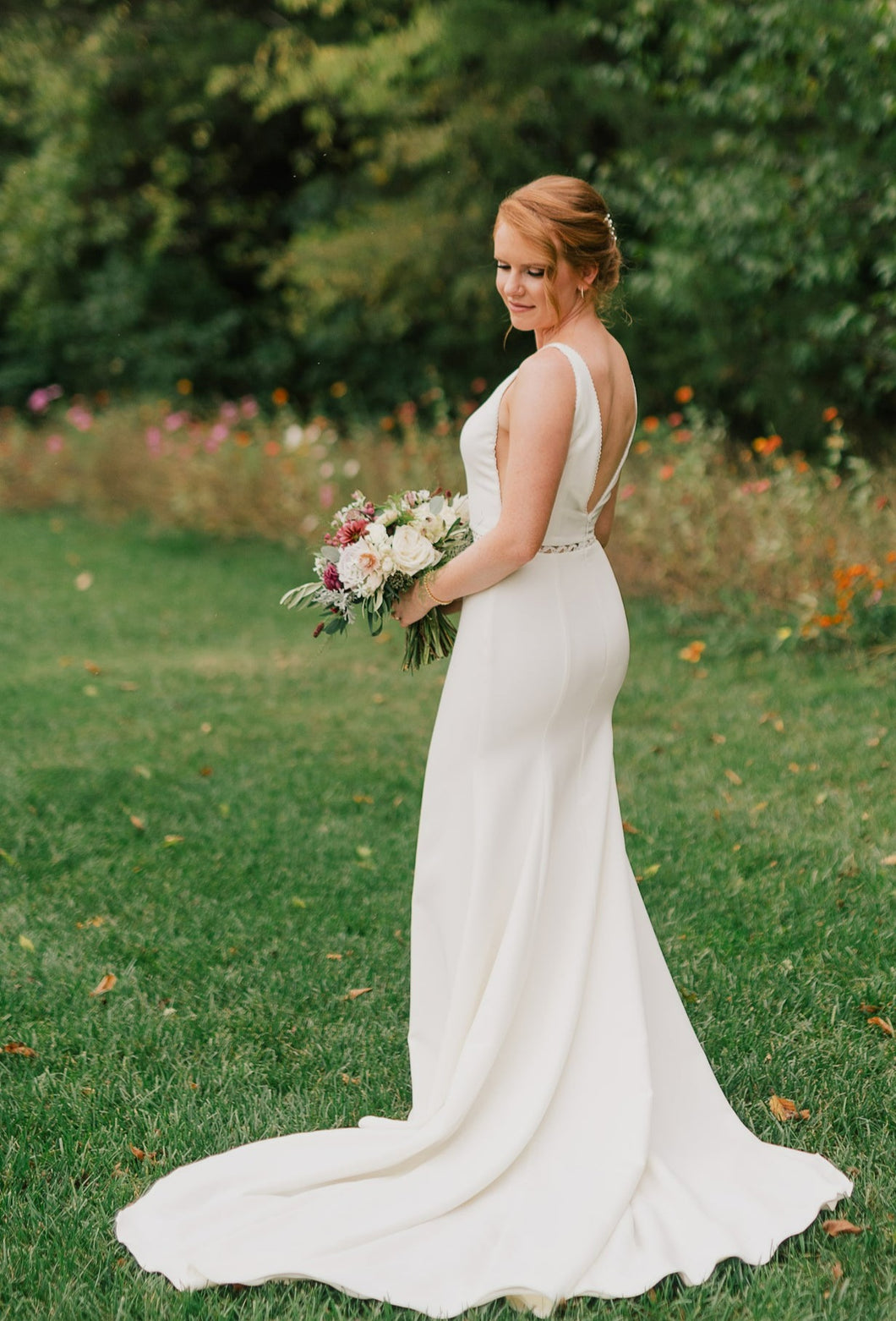 Sarah Seven 'Winston' wedding dress size-04 PREOWNED