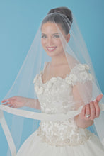Load image into Gallery viewer, Amalia Carrara Style 305 with custom veil - eve of milady - Nearly Newlywed Bridal Boutique - 3
