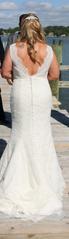 Allure '2751' size 12 used wedding dress back view on bride