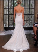 Load image into Gallery viewer, Ines Di Santo &#39;Zabize&#39; size 4 used wedding dress back view on model
