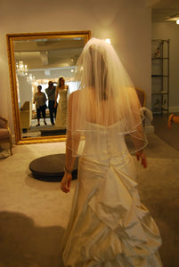 Priscilla of Boston Style 3013-MSATIN - Priscilla of Boston - Nearly Newlywed Bridal Boutique - 2
