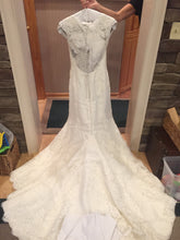 Load image into Gallery viewer, Anne Barge &#39;Victoire&#39; size 6 new wedding dress back view on hanger
