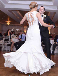 Essence of Australia '2238' size 6 new wedding dress back view on bride