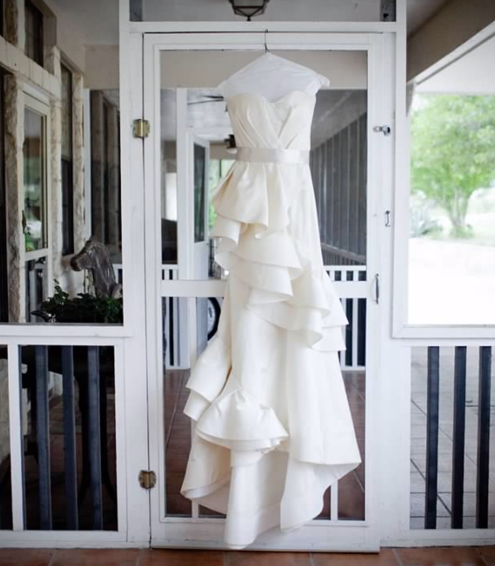 Oscar de la Renta '12N23' wedding dress size-06 PREOWNED