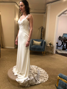 Lis simon 'Jodene -- Custom, Brand New, Unworn, Unaltered' wedding dress size-04 NEW