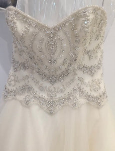 James Clifford '11585' wedding dress size-10 PREOWNED