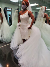 Load image into Gallery viewer, Demetrios &#39;Cosmobella Collection &#39; wedding dress size-00 PREOWNED
