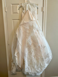 David's Bridal '10012594' wedding dress size-12 NEW
