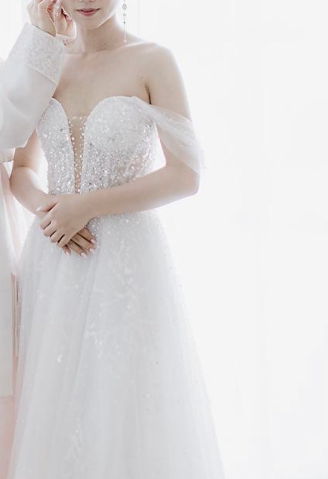 Dany Tabet 'DT0021W093 Beatrix' wedding dress size-02 PREOWNED
