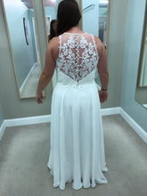 Load image into Gallery viewer, Lillian West &#39;6515&#39; size 12 used wedding dress back view on bride
