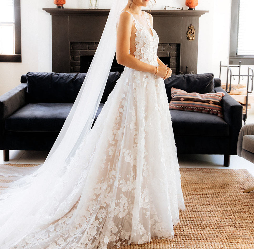 Mark Ingram 'Angela' wedding dress size-02 PREOWNED