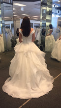 Load image into Gallery viewer, Maggie Sottero &#39;Zulani&#39; size 6 new wedding dress back view on bride
