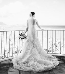 Bijou Bridal  'Custom Store Label “10AK”' wedding dress size-08 PREOWNED