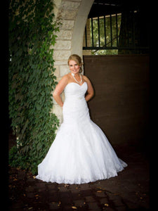 Mori Lee 1807 Strapless Mermaid Gown - Mori Lee - Nearly Newlywed Bridal Boutique - 3