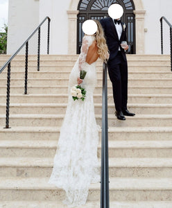 Monique Lhuillier 'Haven' wedding dress size-10 PREOWNED