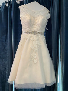kenneth winston '1550' wedding dress size-04 PREOWNED