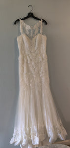 Enzoani 'Ivanka ' wedding dress size-10 SAMPLE